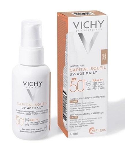 ضدآفتاب ویشی مدل Capital Soleil UV-Age Daily با SPF 50اقساطی - چرب، خشک، مختلط یا حساس